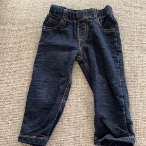 Toddler cotton pants; Jean style